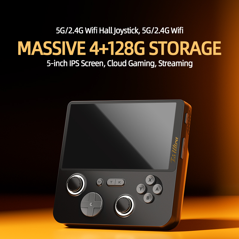 Retro X8 Gaming Console - GAMEMT E5 Ultra 4+128GB 5.0인치 IPS