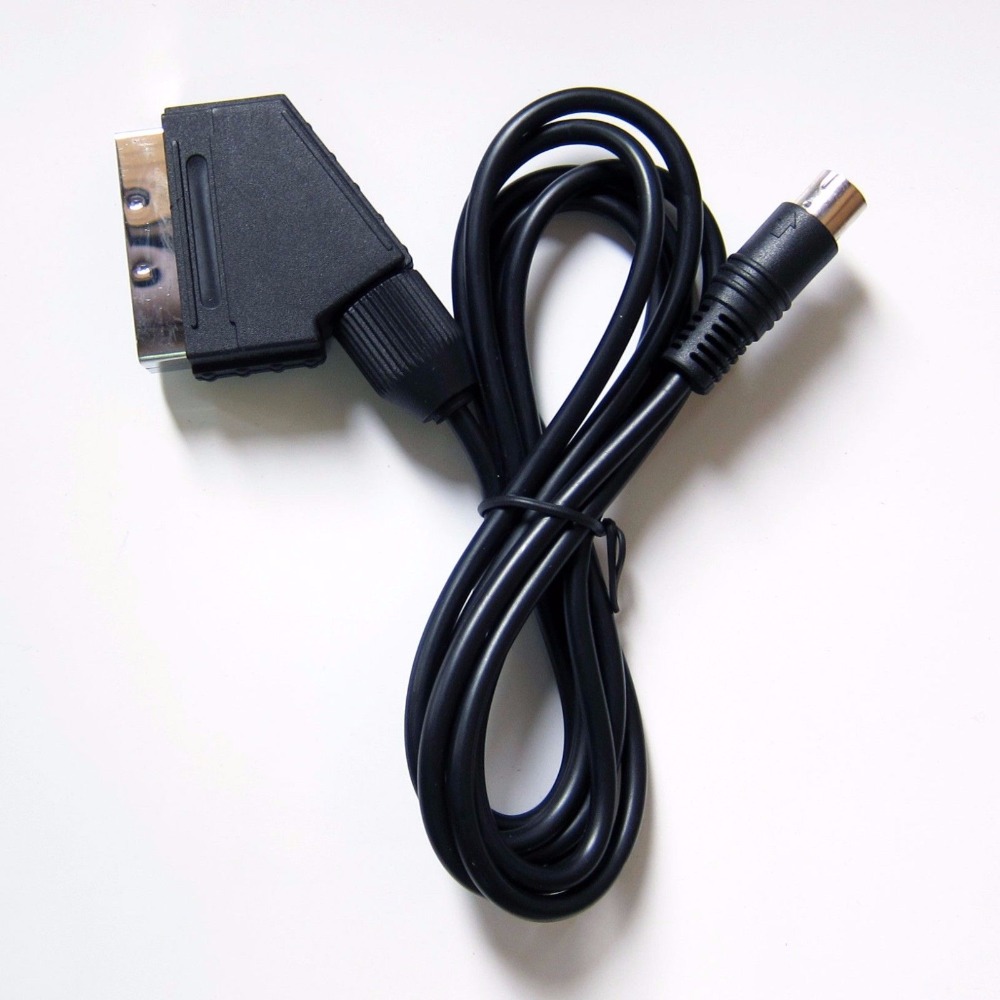 Retro Gaming Cables - Sega Saturn용 실제 RGB 스카트 케이블,