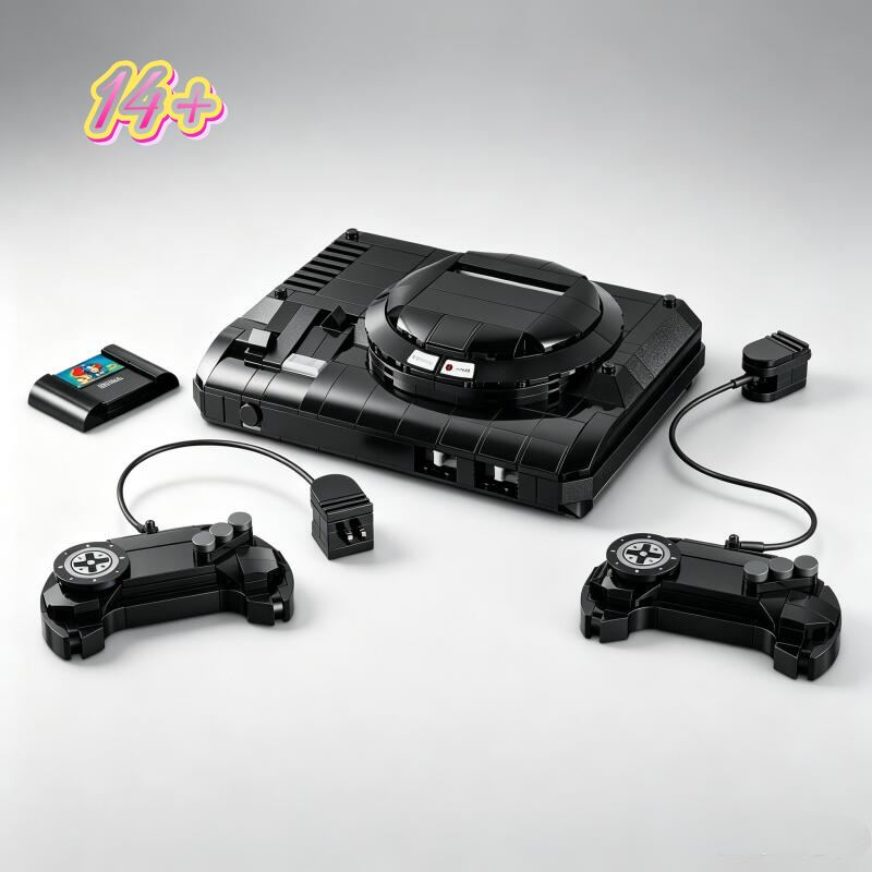Retro Gaming Lego - 2026년 신제품 479피스 빈티지 블랙 레트로