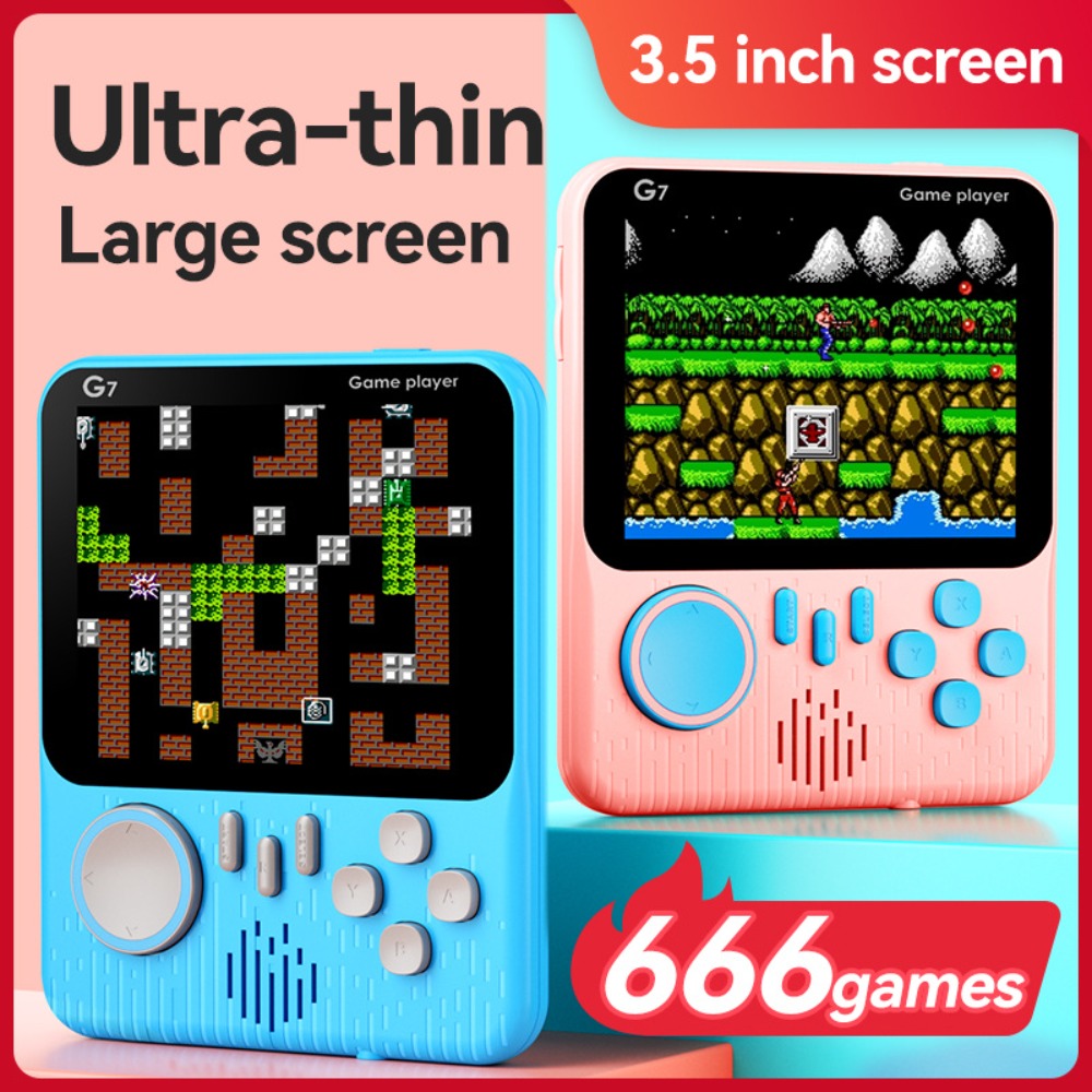 Retro Gaming Cables - G7 레트로 휴대용 게임 콘솔, 3.5인치