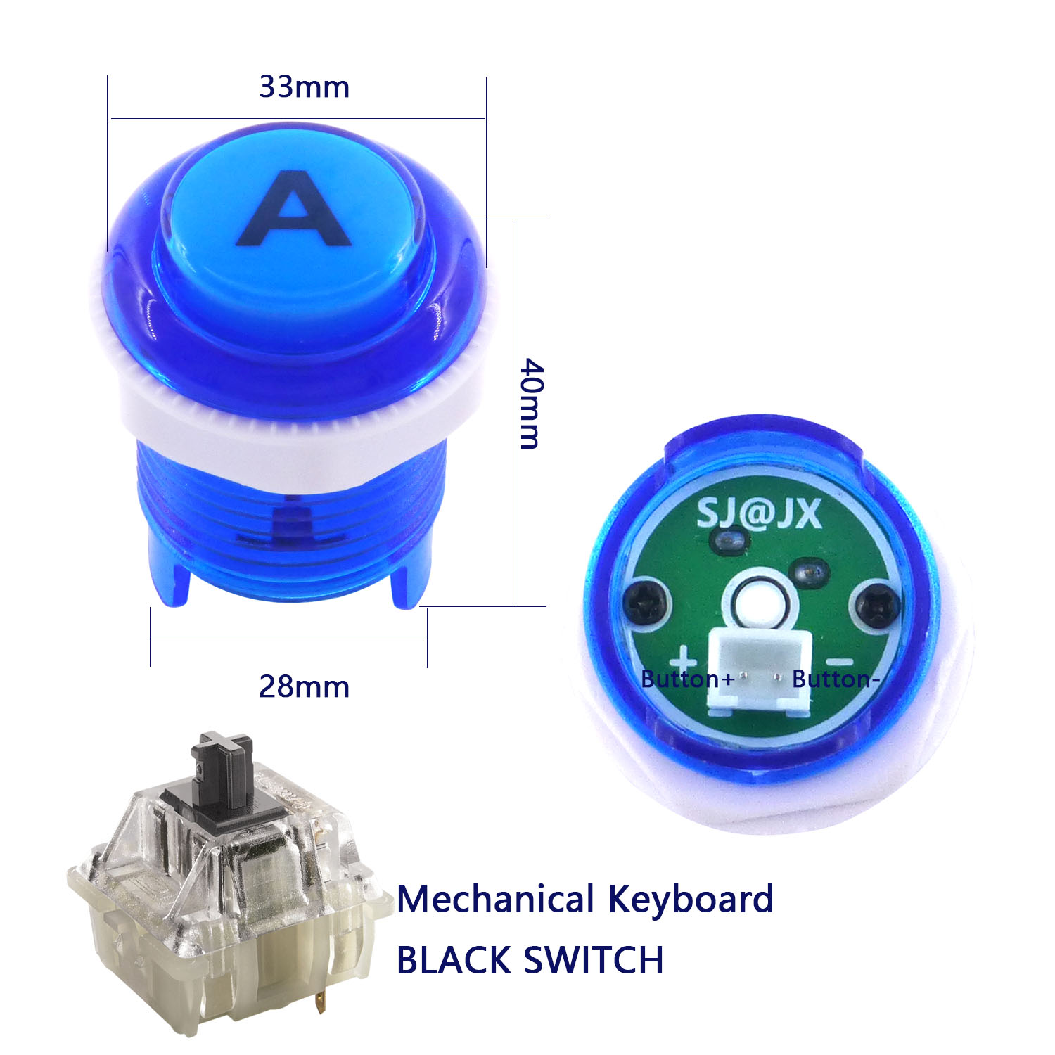 SJ @ JX 아케이드 단추 LED DIY 키트 컨트롤 - Arcade Button Kit 리뷰 및 가격