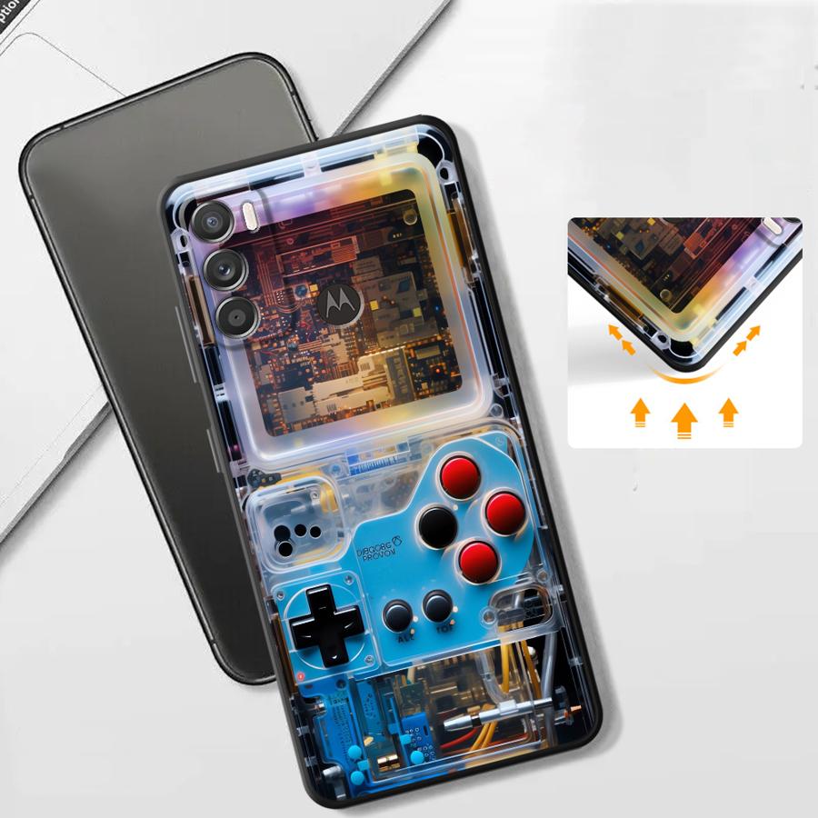 레트로 게임 콘솔 케이스 Moto Edge 40Pro  - Retro Gaming Logo 리뷰 및 가격