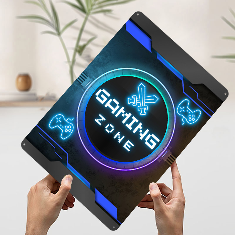 게임 존 – 네온 게이머 룸 장식 포스터 맞춤형 빈티지 - Retro Gaming Zone 리뷰 및 가격
