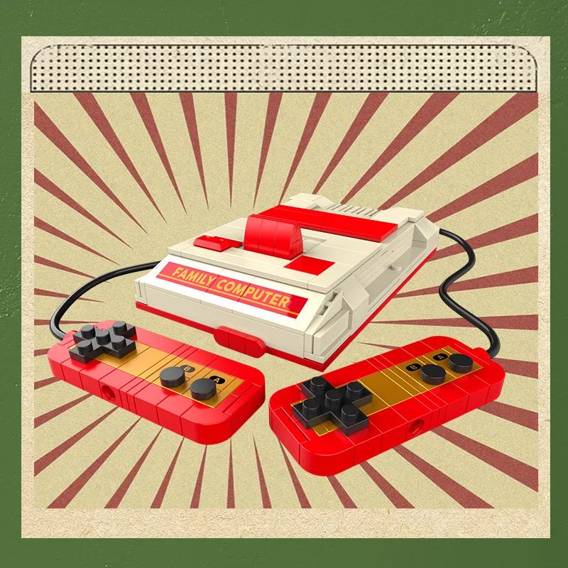 DIY MOC 창의적인 아이디어 레트로 타자기 컴퓨터  - Retro Gaming Lego 리뷰 및 가격