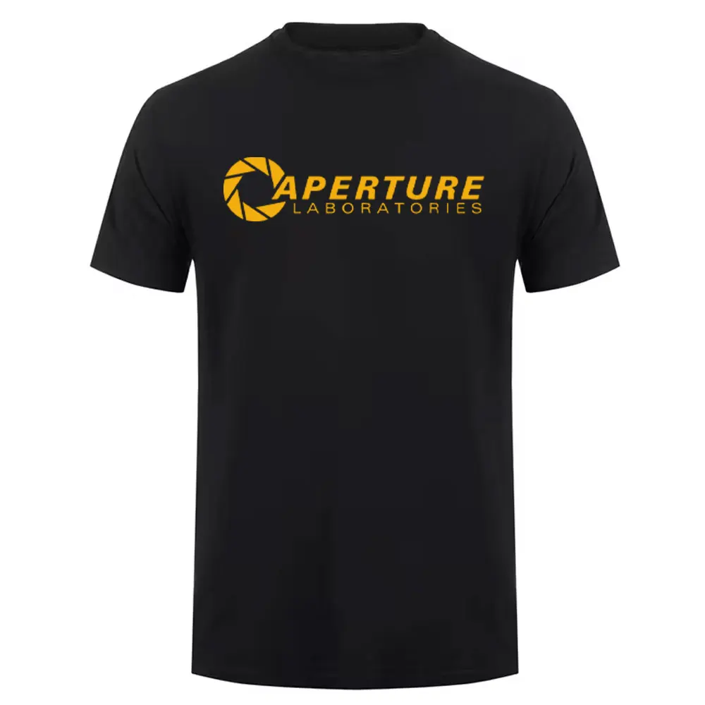 남성용 면 티셔츠 Aperture Laboratorie - Retro Gaming Logo 리뷰 및 가격