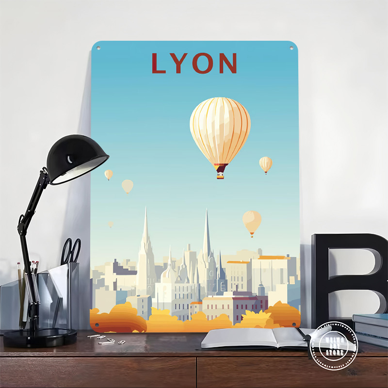 리옹 여행 프린트 포스터 맞춤형 레트로 벽 장식 빈티지 - Retro Gaming Lyon 리뷰 및 가격