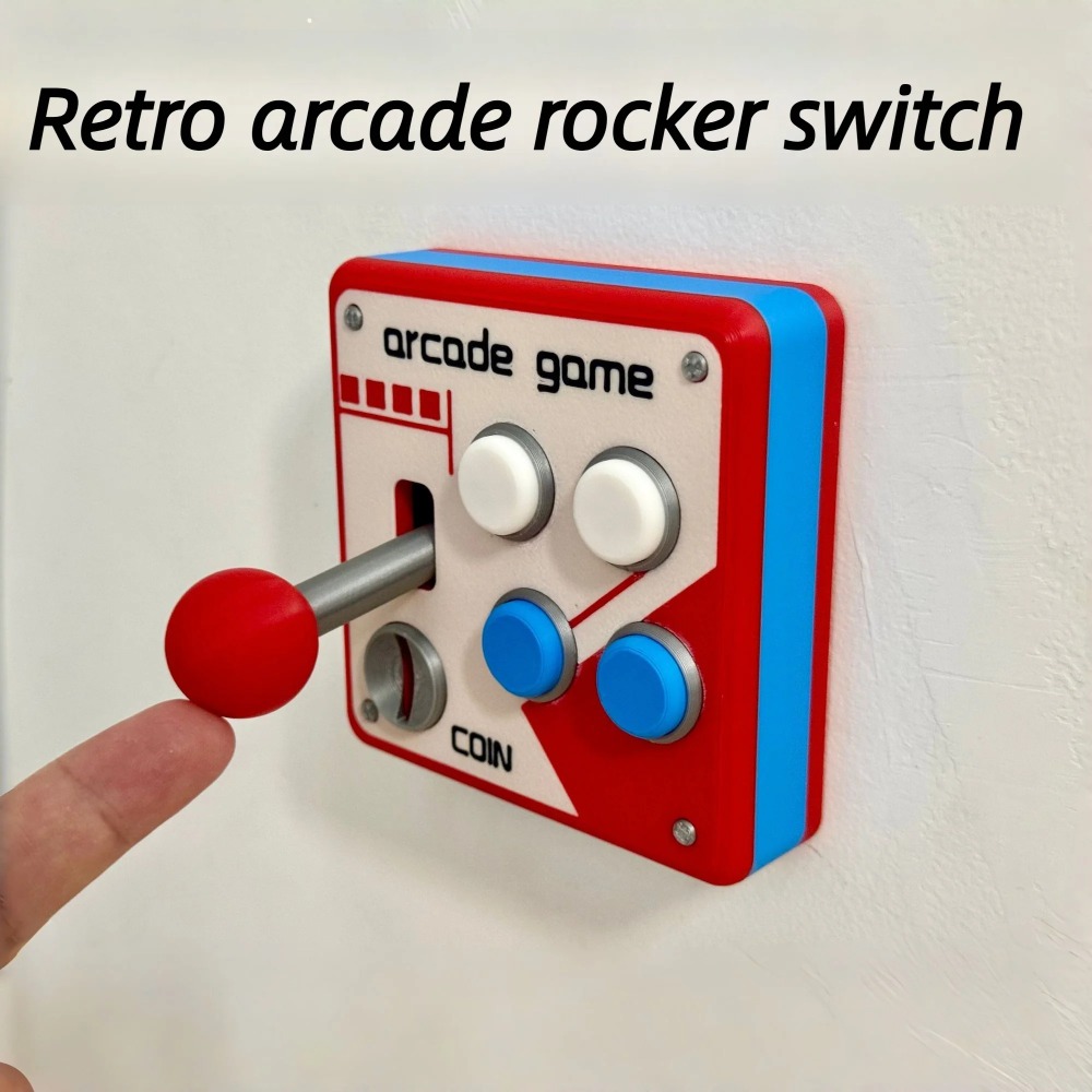 레트로 아케이드 조이스틱 스위치 플레이트 커버, 펀치프 - Retro Gaming Room 리뷰 및 가격