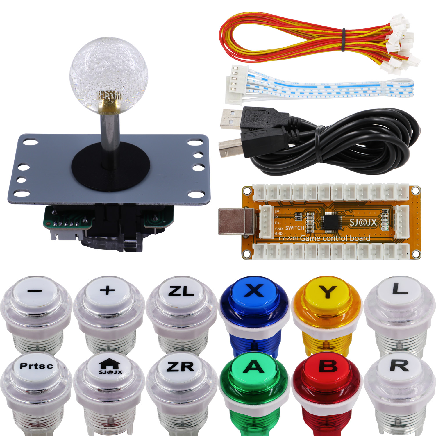 SJ@JX 아케이드 게임 컨트롤러 USB 인코더 게임패 - Arcade Button Kit 리뷰 및 가격