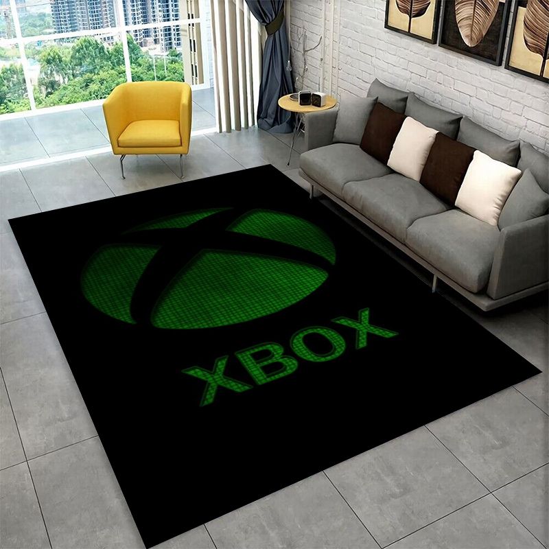 레트로 Xbox 게임 게이머 로고 카펫 러그 침실 거실 - Retro Gaming Logo 리뷰 및 가격