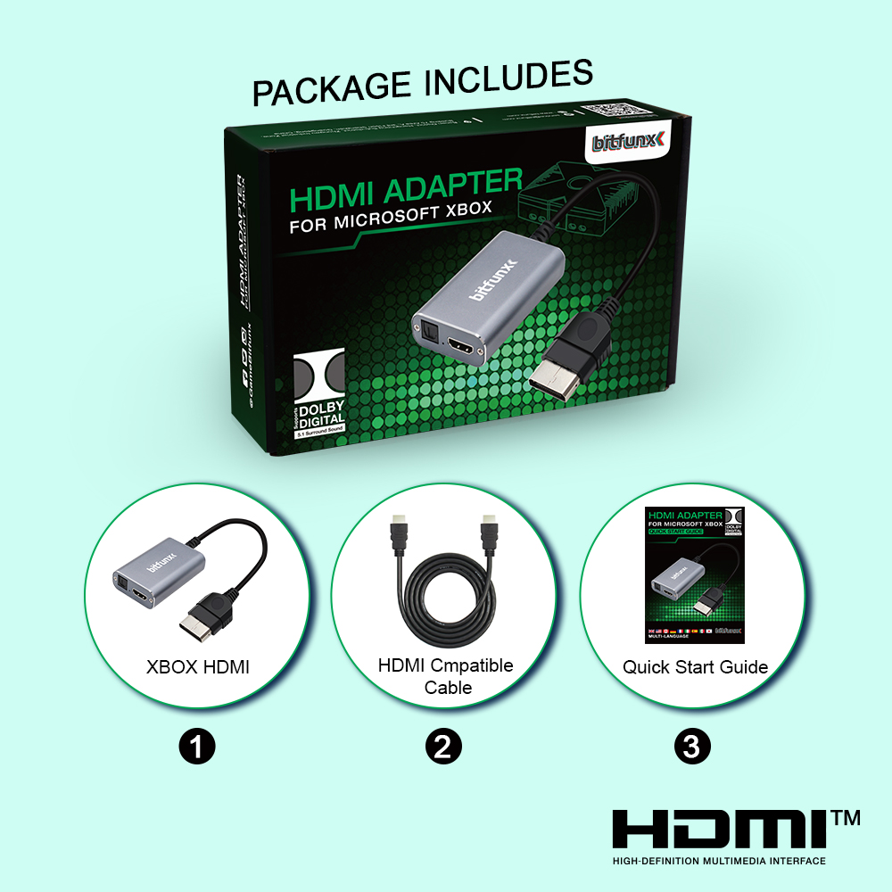 비트펀엑스 HDMI ™   XBOX 클래식 레트로 게임 - Retro Gaming Cables 리뷰 및 가격