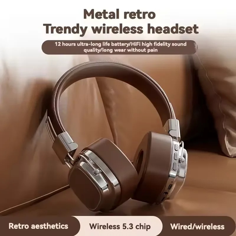 2025년 신제품 5.3 접이식 무선 블루투스 헤드셋  - Retro Gaming Cables 리뷰 및 가격