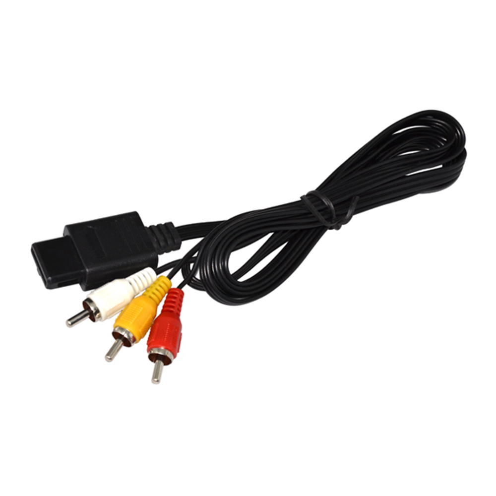 3RCA 오디오 TV 비디오 코드 AV 케이블 (N64 - Retro Gaming Cables 리뷰 및 가격