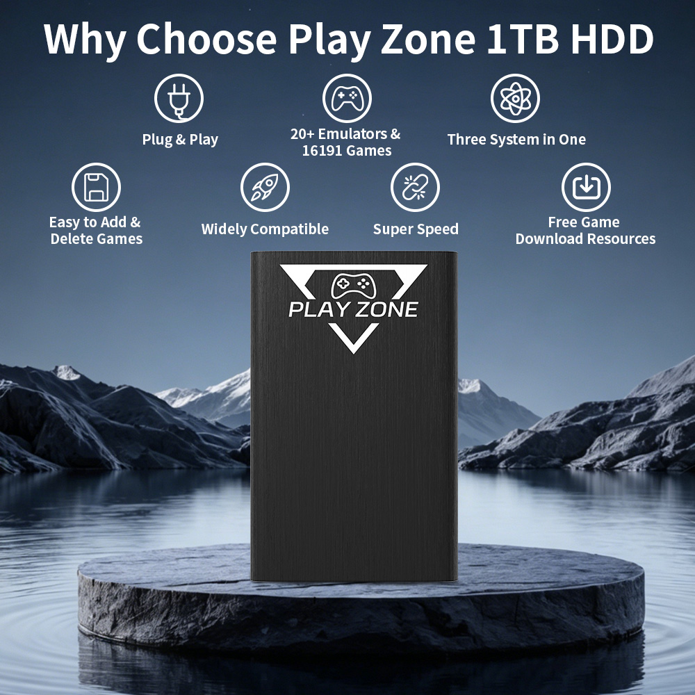 플레이존 1TB 휴대용 게임용 HDD (PS5/PS4/ - Retro Gaming Zone 리뷰 및 가격