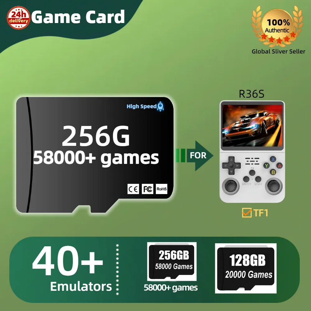 R36S 메모리 카드용 TF 게임 카드 고속 플러그 앤 - Retro Gaming R36S 리뷰 및 가격