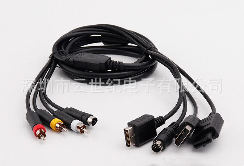 게임 콘솔용 멀티 인 1 AV S-비디오 케이블 세가  - Retro Gaming Cables 리뷰 및 가격