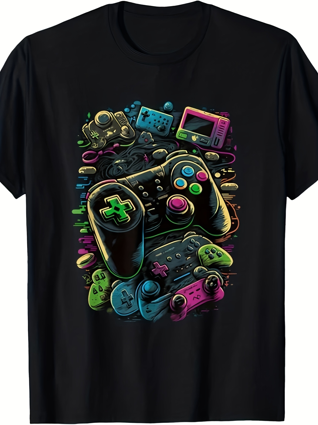 남성용 유니섹스 컨트롤 게이머 티셔츠, 레트로 비디오  - Retro Gaming Design 리뷰 및 가격
