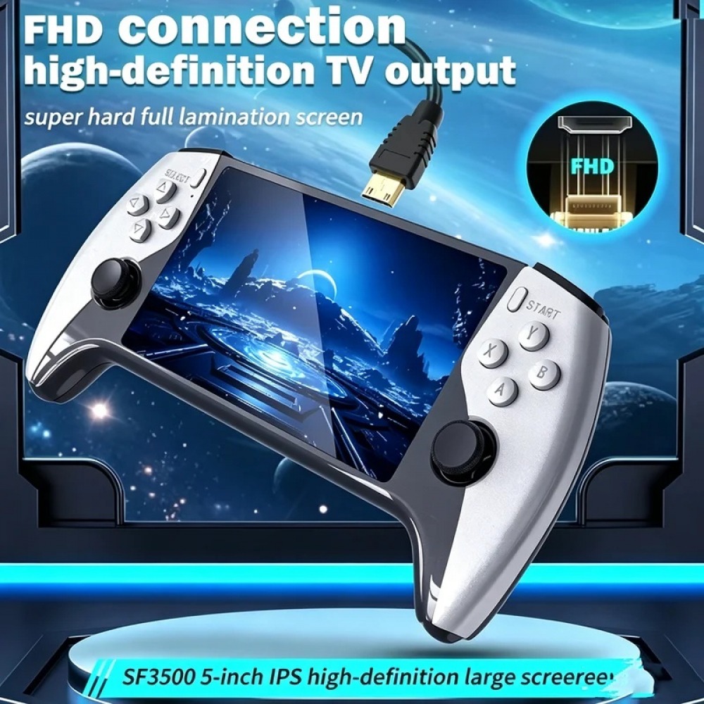 SF3500 5인치 휴대용 게임 콘솔 (PS1, GBA - Retro Gaming Unit 리뷰 및 가격